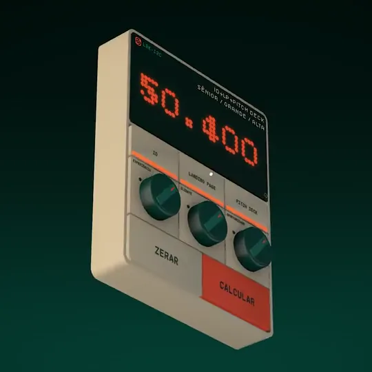 Calculadora, animação em loop